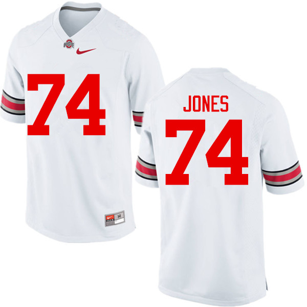Men Ohio State Buckeyes #74 Jamarco Jones College Football Jerseys Game-White